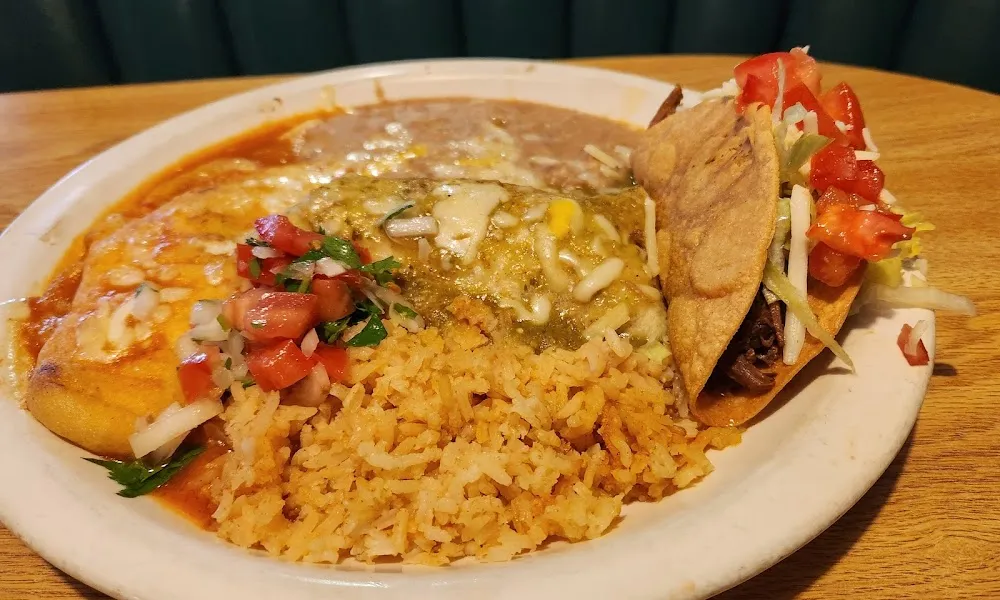 Taco Chili Relleno Enchiladas Combo